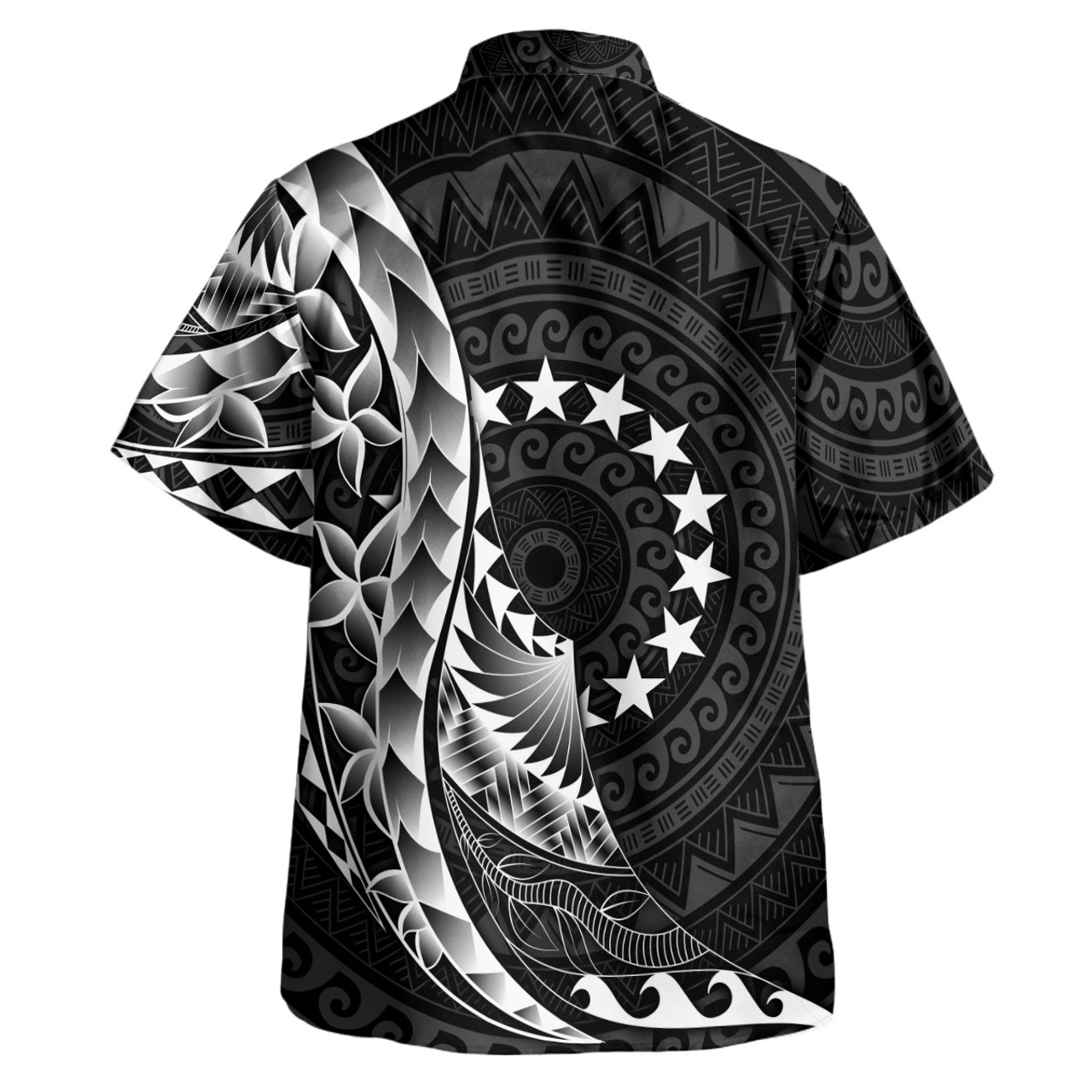 Cook Islands Custom Personalised Hawaiian Shirt Polynesian Pattern Style2