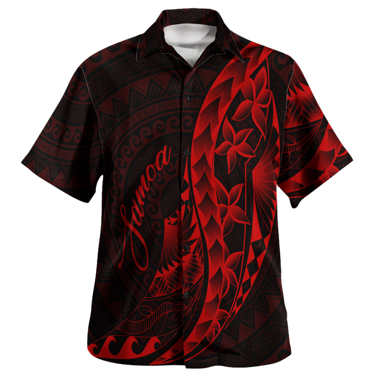 Samoa Custom Personalised Hawaiian Shirt Polynesian Pattern Style