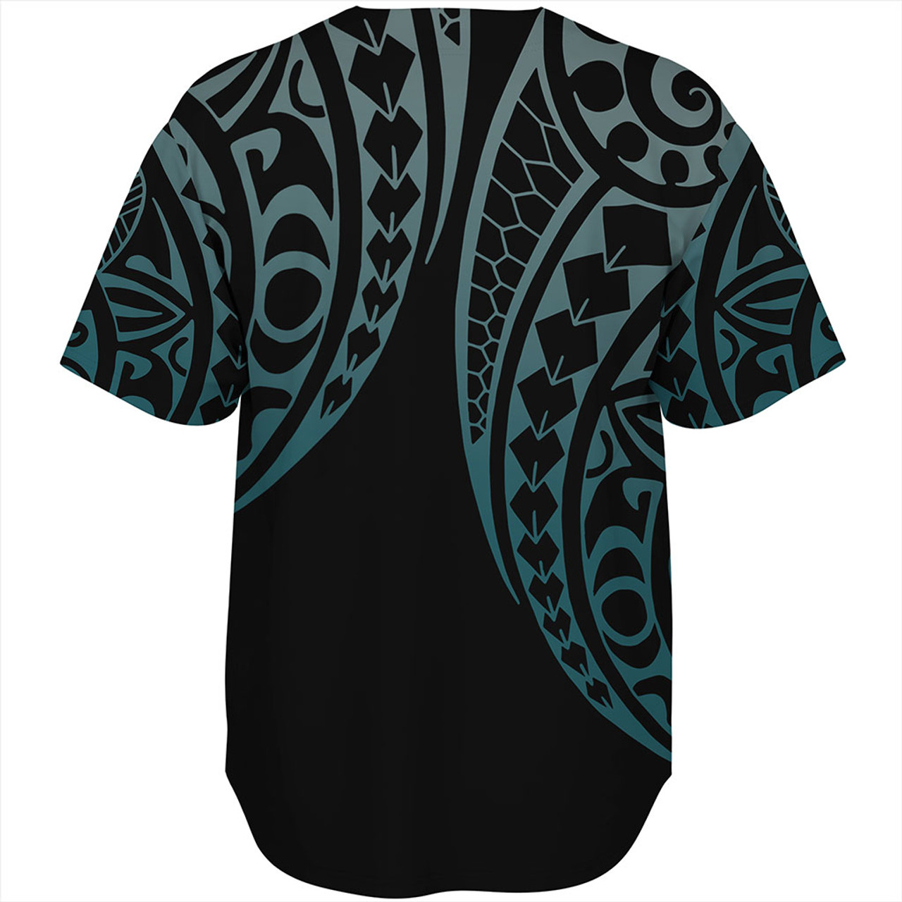 Hawaii Baseball Shirt Map Kakau Style