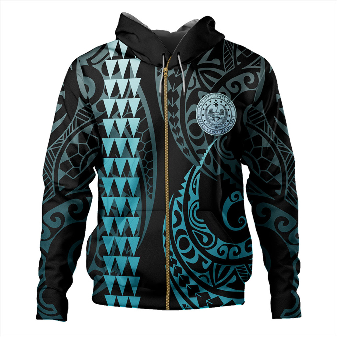 Pohnpei State Hoodie Kakau Style Ver.1