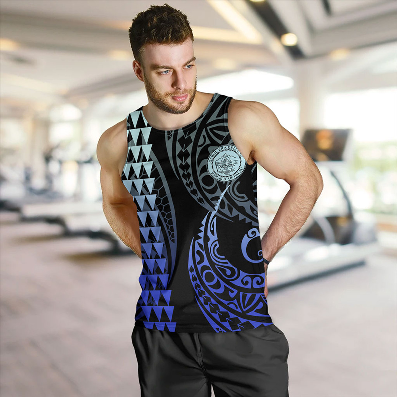 Palau Tank Top Kakau Style