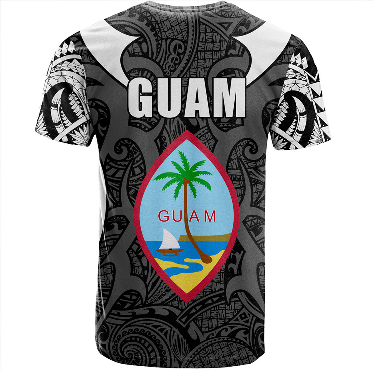 Guam T-Shirt Coat Of Arms Tribal Tattoo Concept