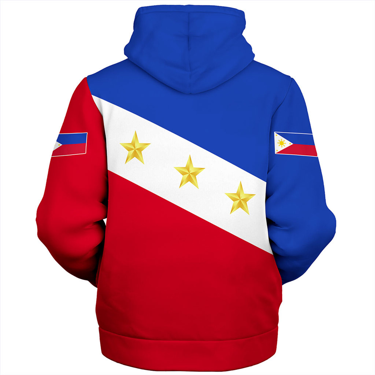 Philippines Filipinos Sherpa Hoodie Flag Sun Style