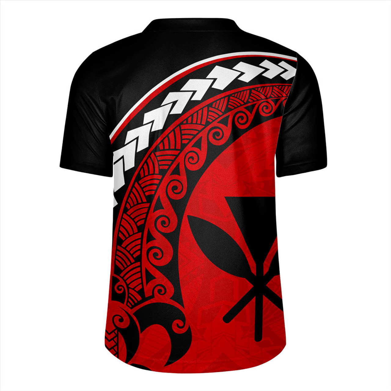 Hawaii Rugby Jersey Turtle Polynesian Tribal Kanaka Maoli