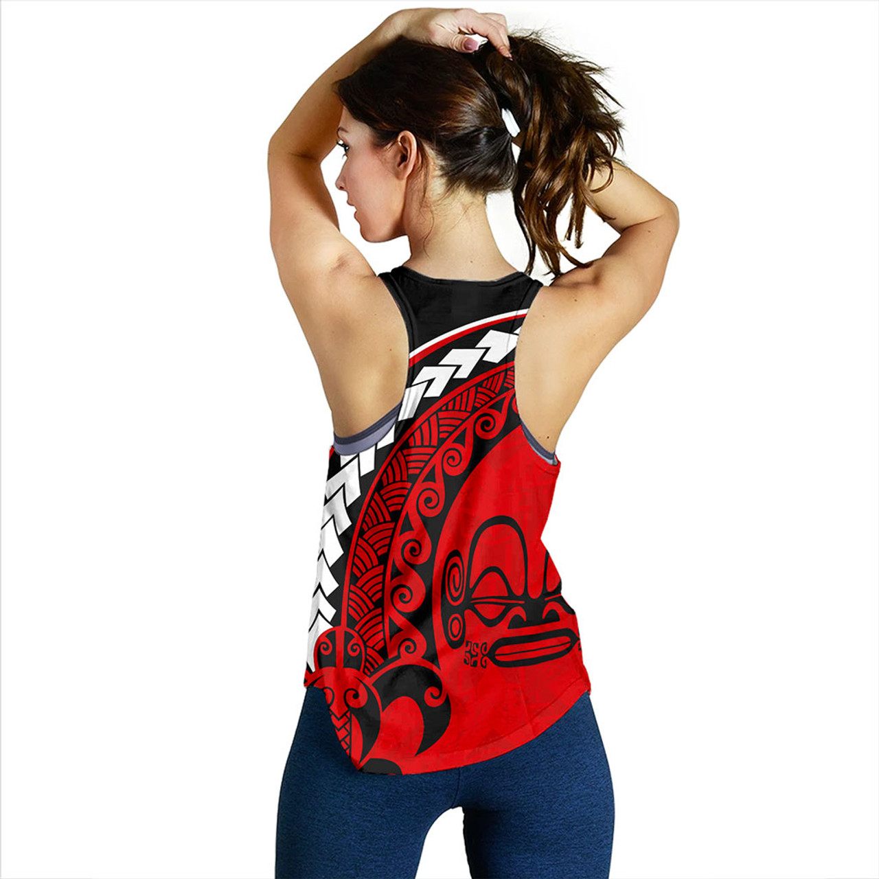 Marquesas Islands Women Tank Turtle Polynesian Tribal Coat Of Arms
