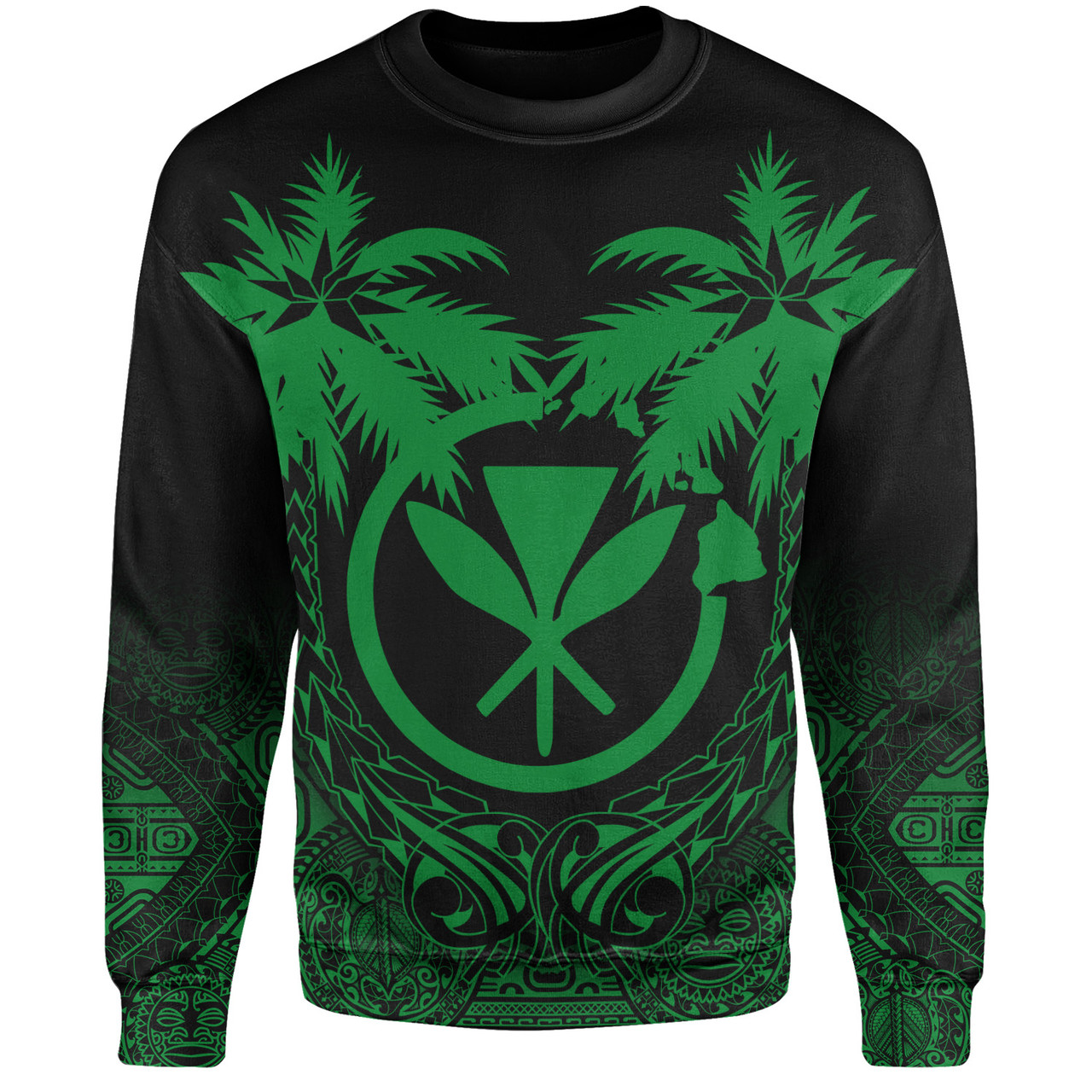 Hawaii Sweatshirt Polynesian Coconut