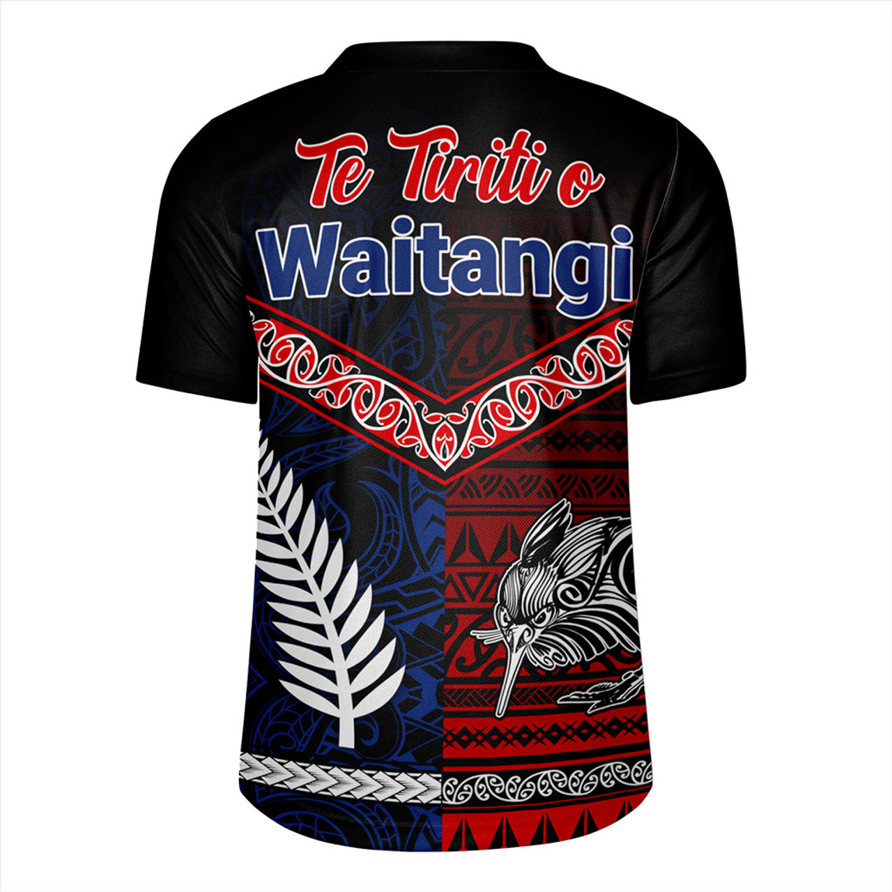 New Zealand Rugby Jersey Waitangi Aotearoa Tribal National Together