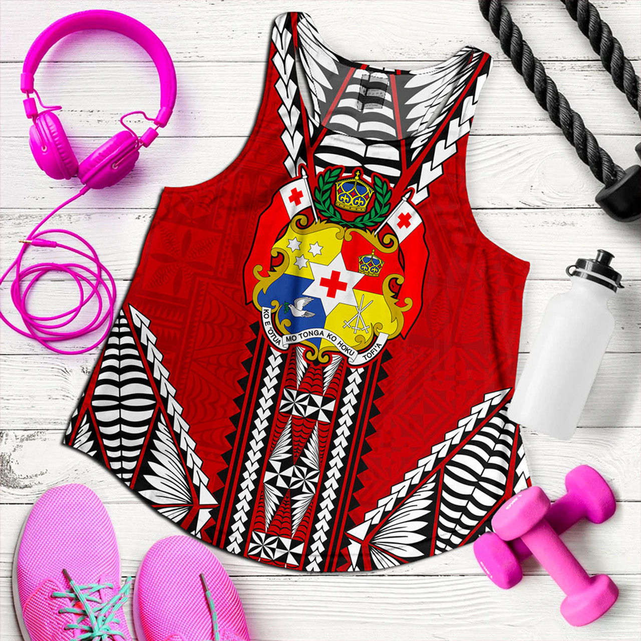 Tonga Women Tank Traditional Tongan Piece
