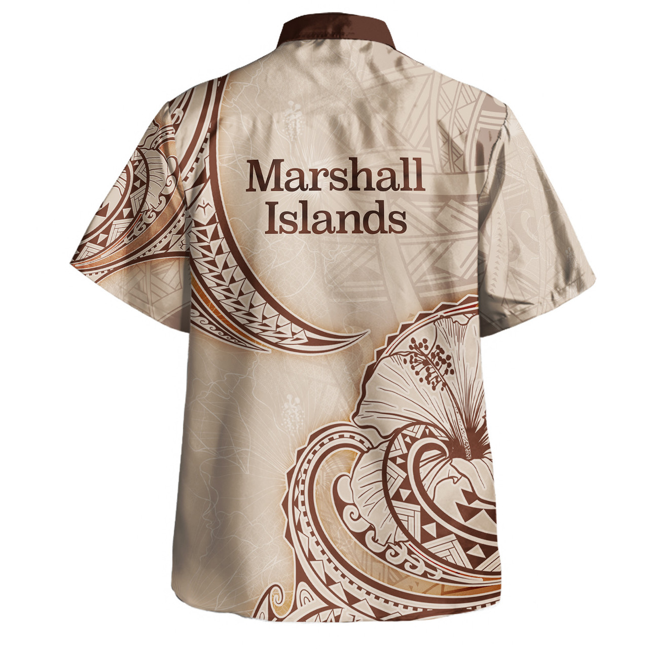 Marshall Islands Hawaiian Shirt Hibiscus Flowers Vintage Style