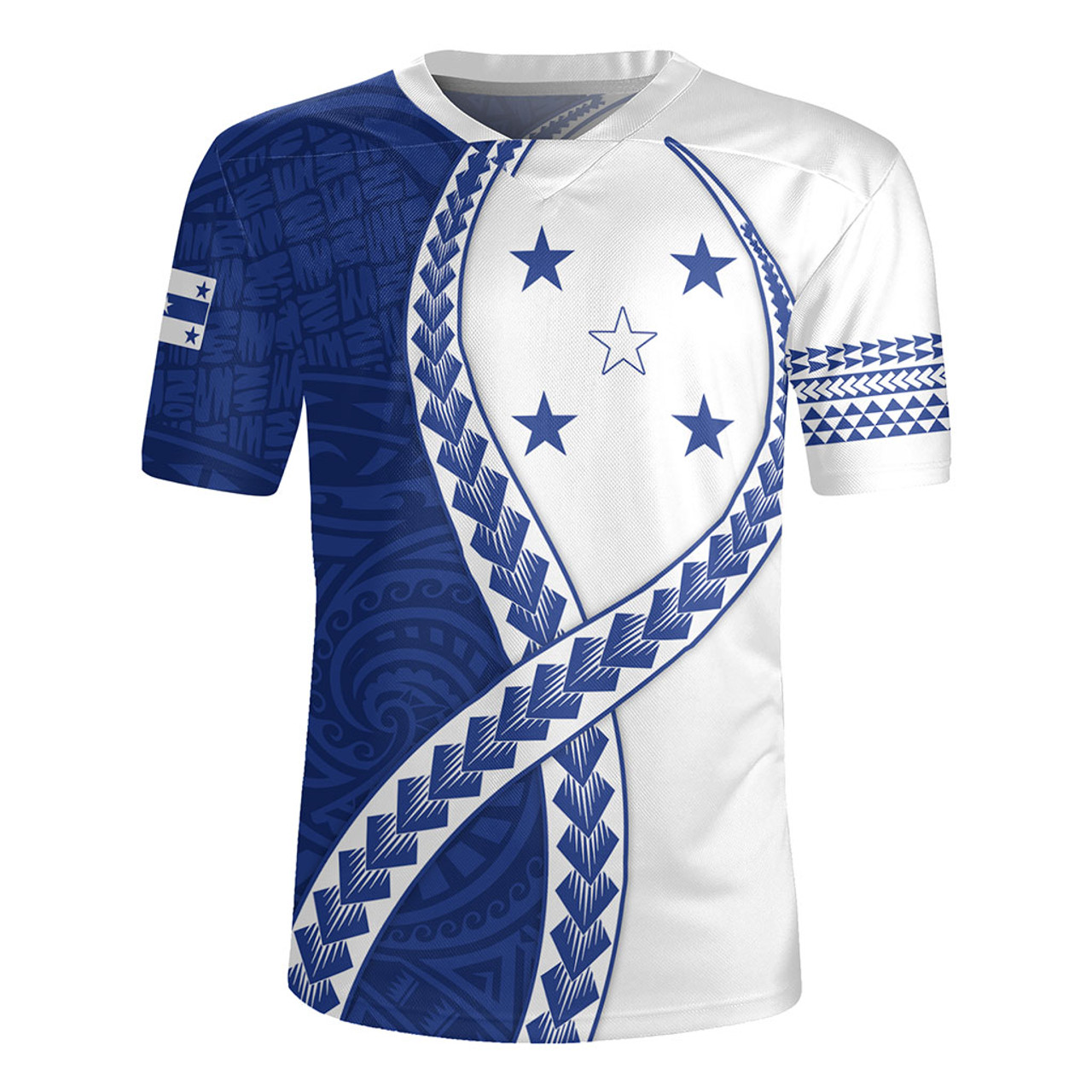 Gambier Islands Rugby Jersey Tribal Polynesian In My Heart