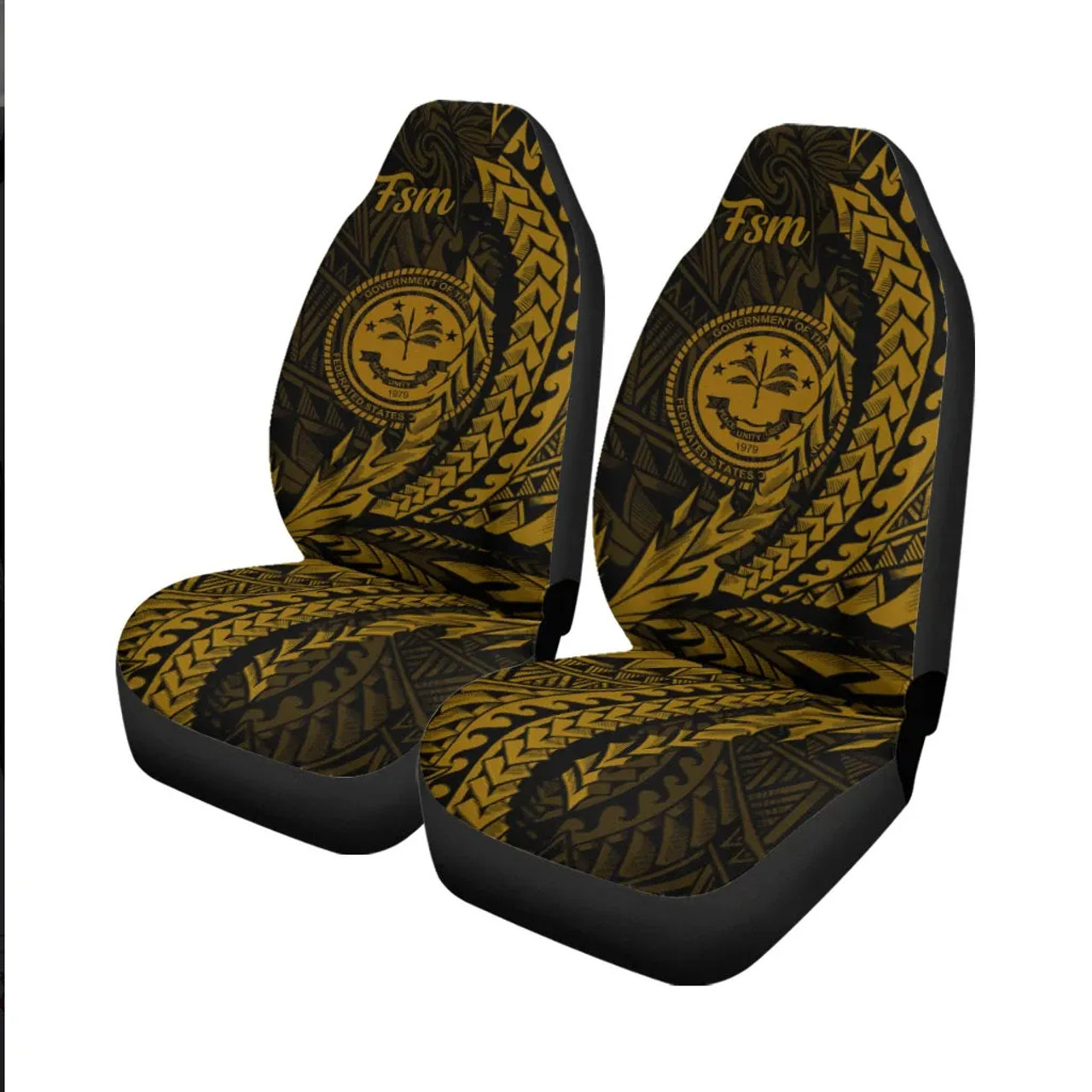 Federated States of Micronesia Car Seat Cover - Wings Style