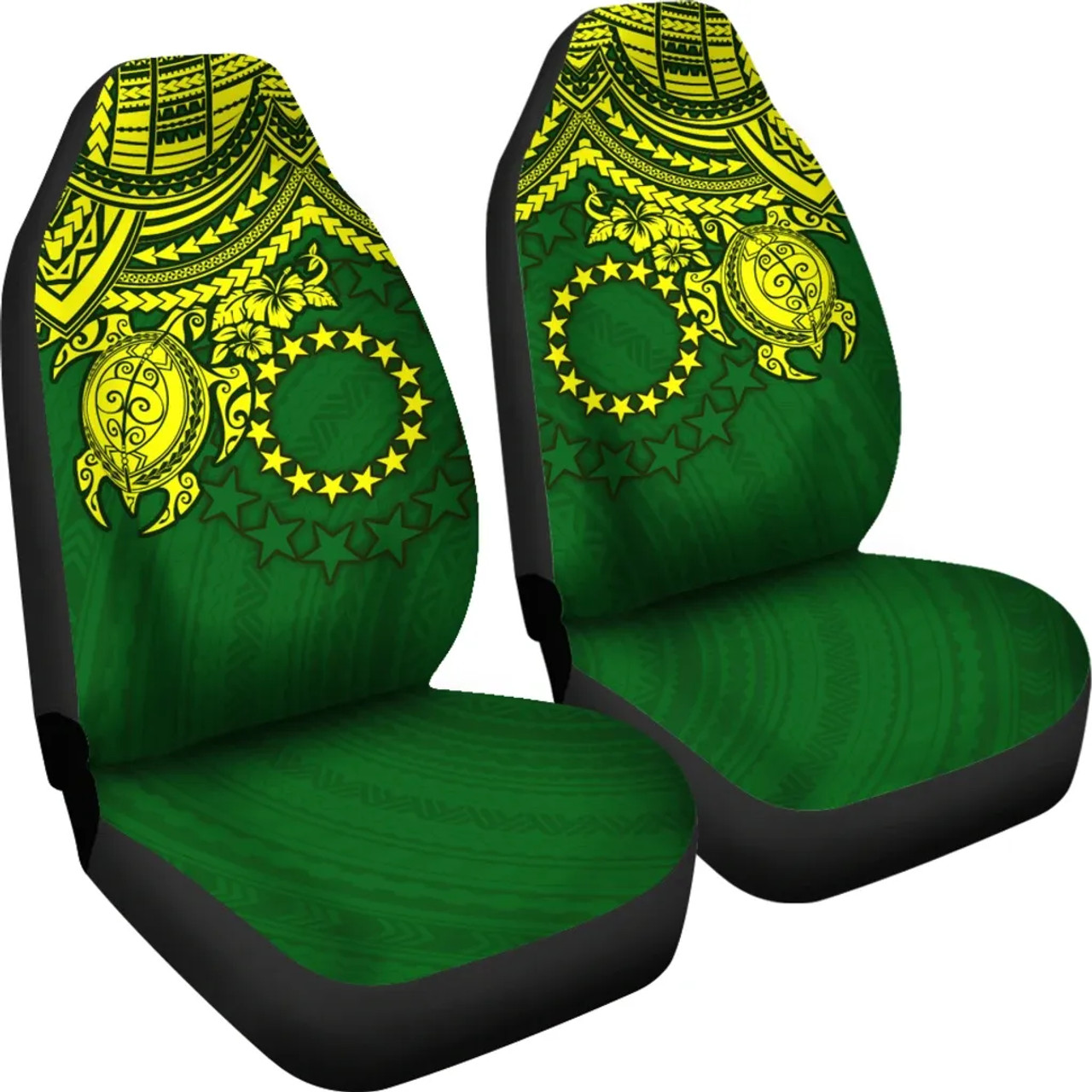 Cook Islands Polynesian Car Seat Covers - Polynesian Turtle