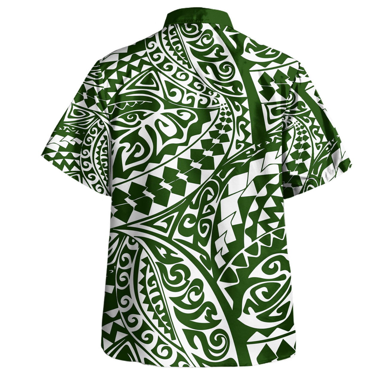 Polynesia Hawaiian Shirt Tribal Print Fabric
