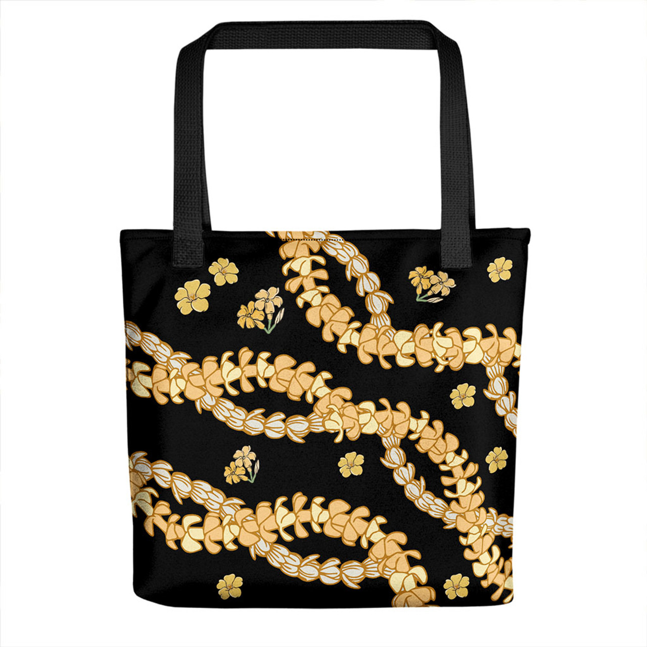Hawaii Tote Bag Curve Floral Lei
