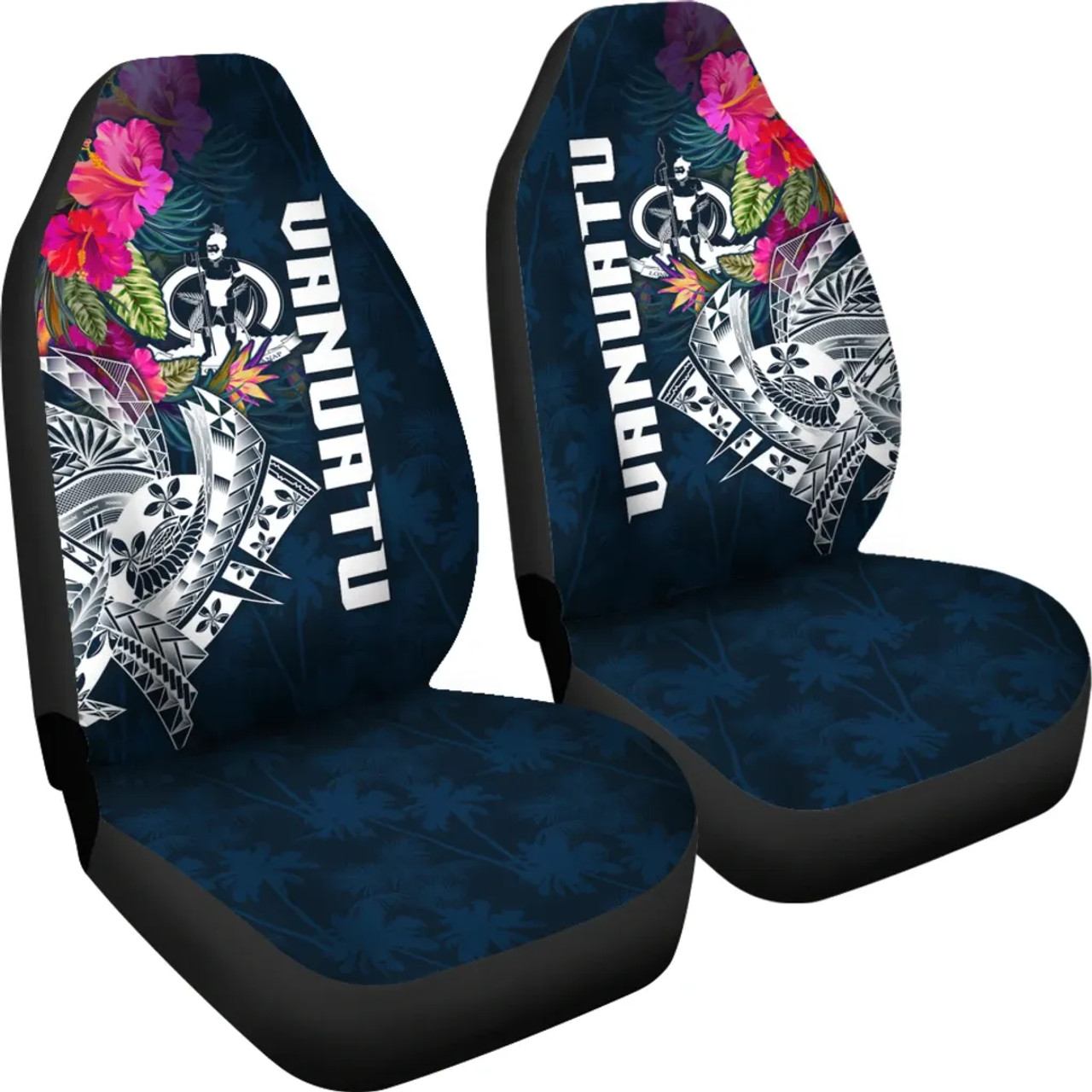 Vanuatu Polynesian Car Seat Covers  - Summer Vibes