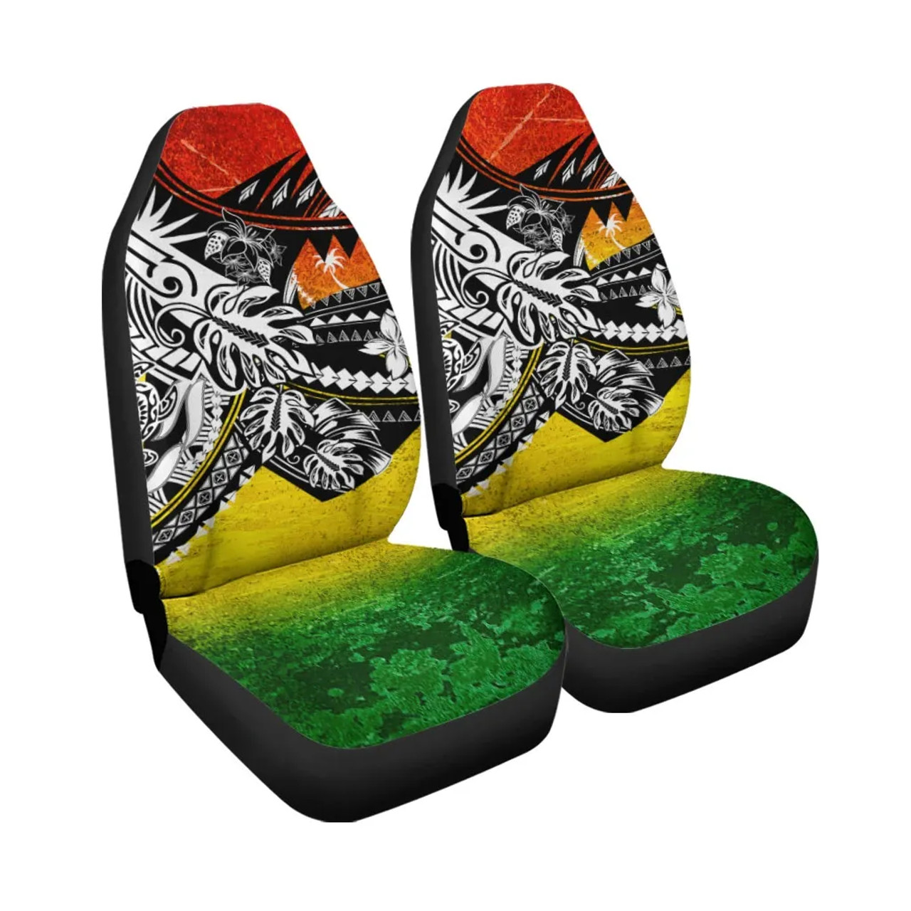 Chuuk State Car Seat Cover - The Flow OF Ocean Reggae Color