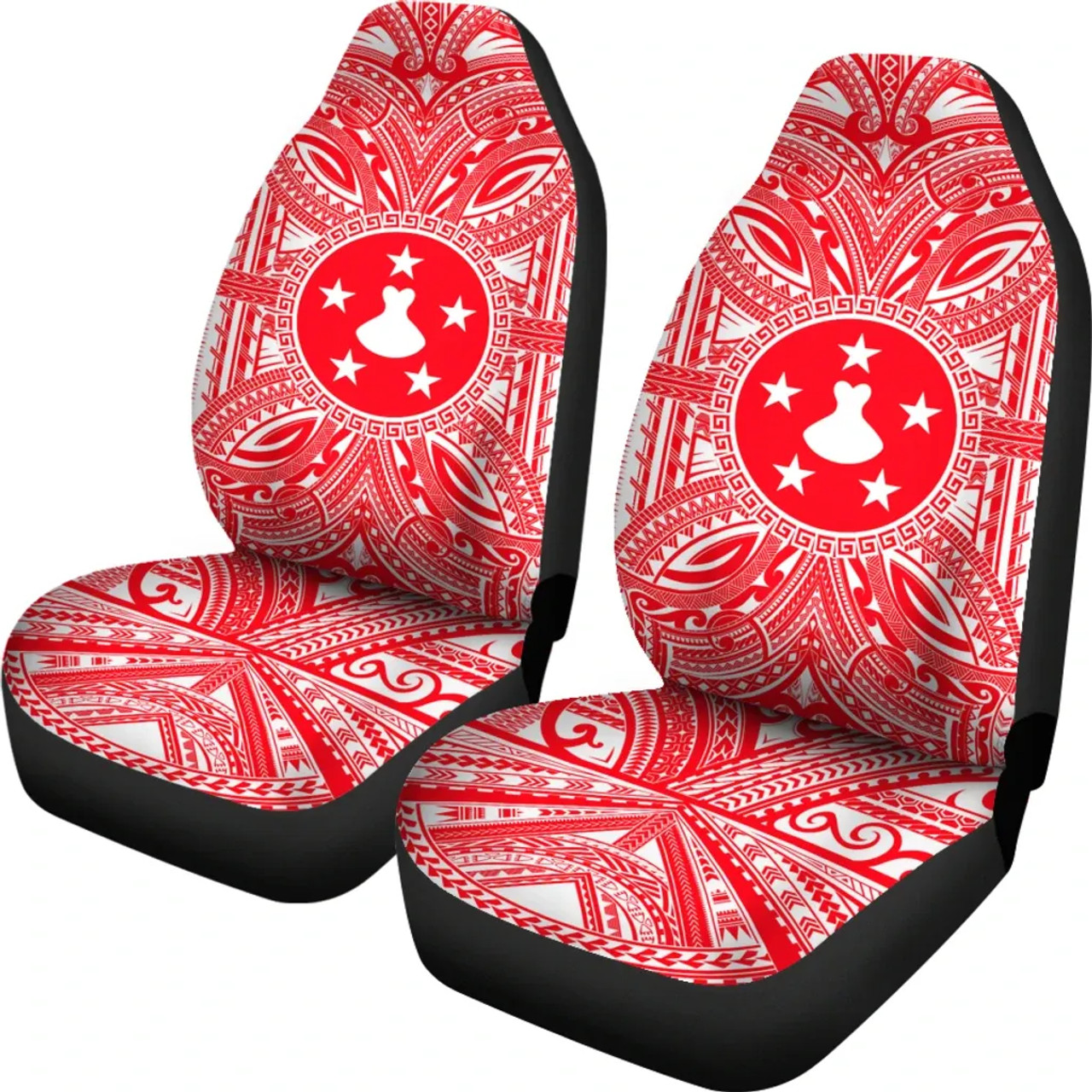 Austral Islands Car Seat Cover - Austral Islands Coat Of Arms Polynesian Flag Color