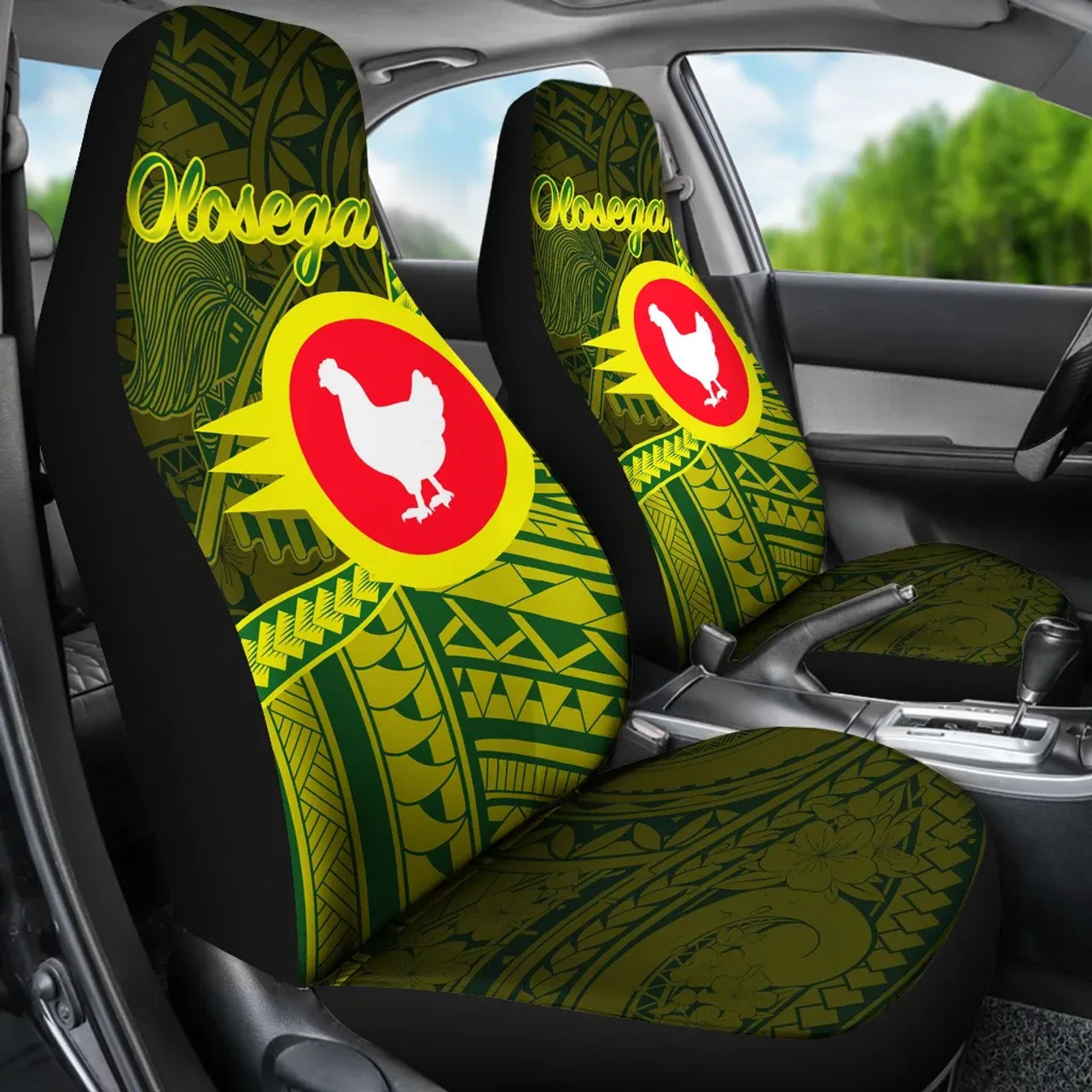 American SamoaAmerican Samoa Car Seat Covers - Manu'a Olosega Polynesian Patterns
