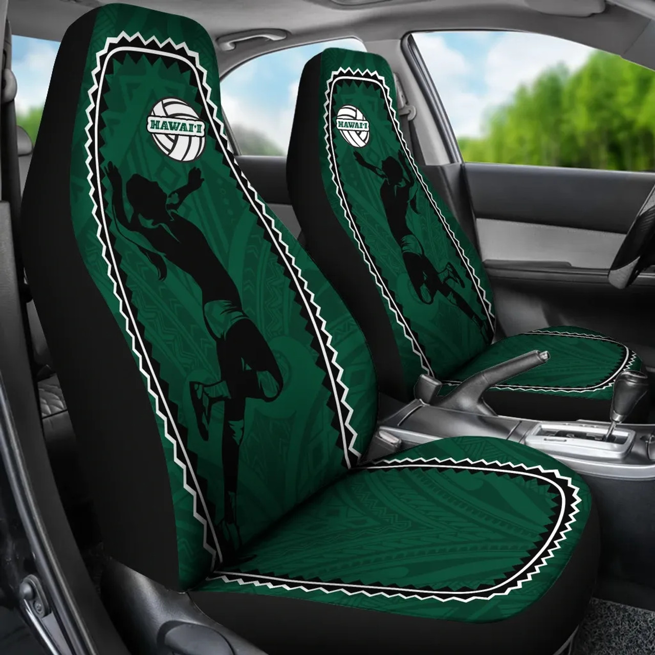 Polynesian Hawaii Women's Volleyball Team Supporter Car Seat Covers