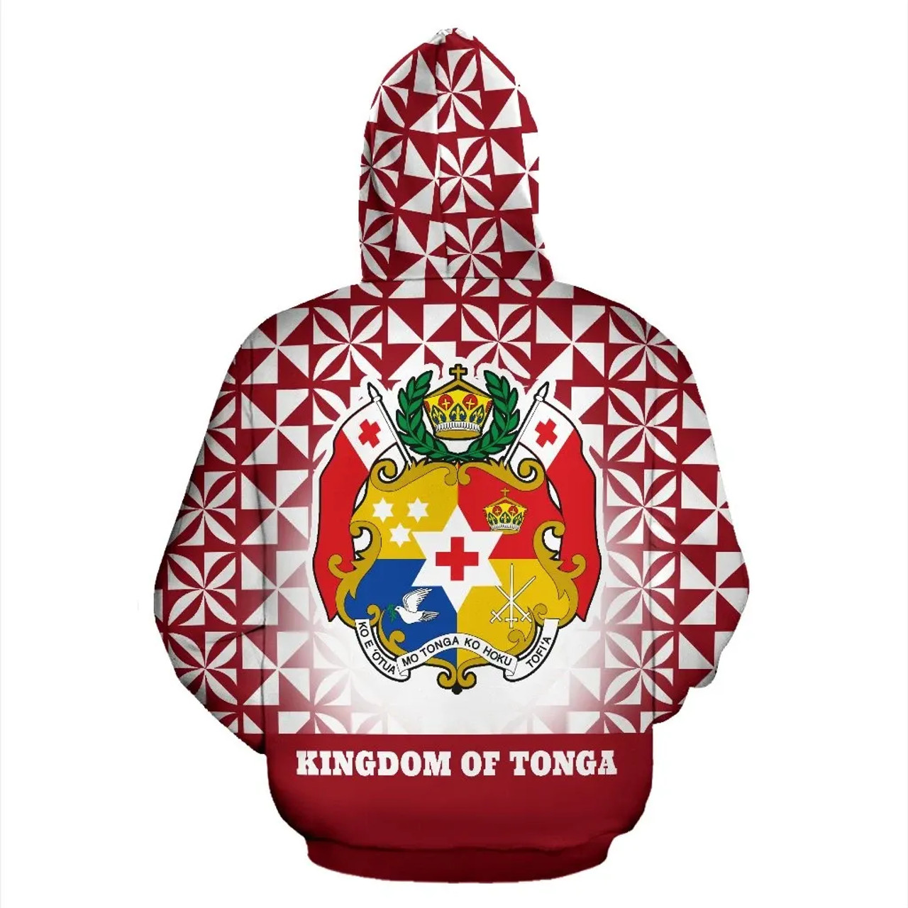 Tonga Pasifika Hoodie - Tonga Coat Of Arms Kingdom Of Tonga