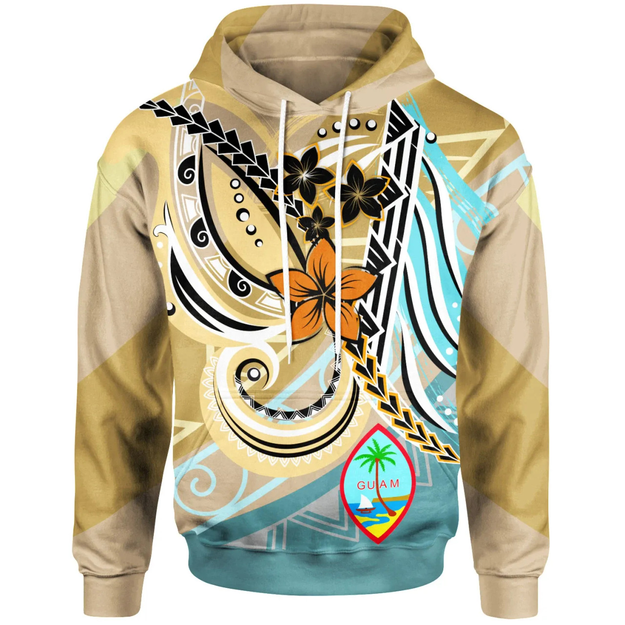 Guam Hoodie - Flower Ribons