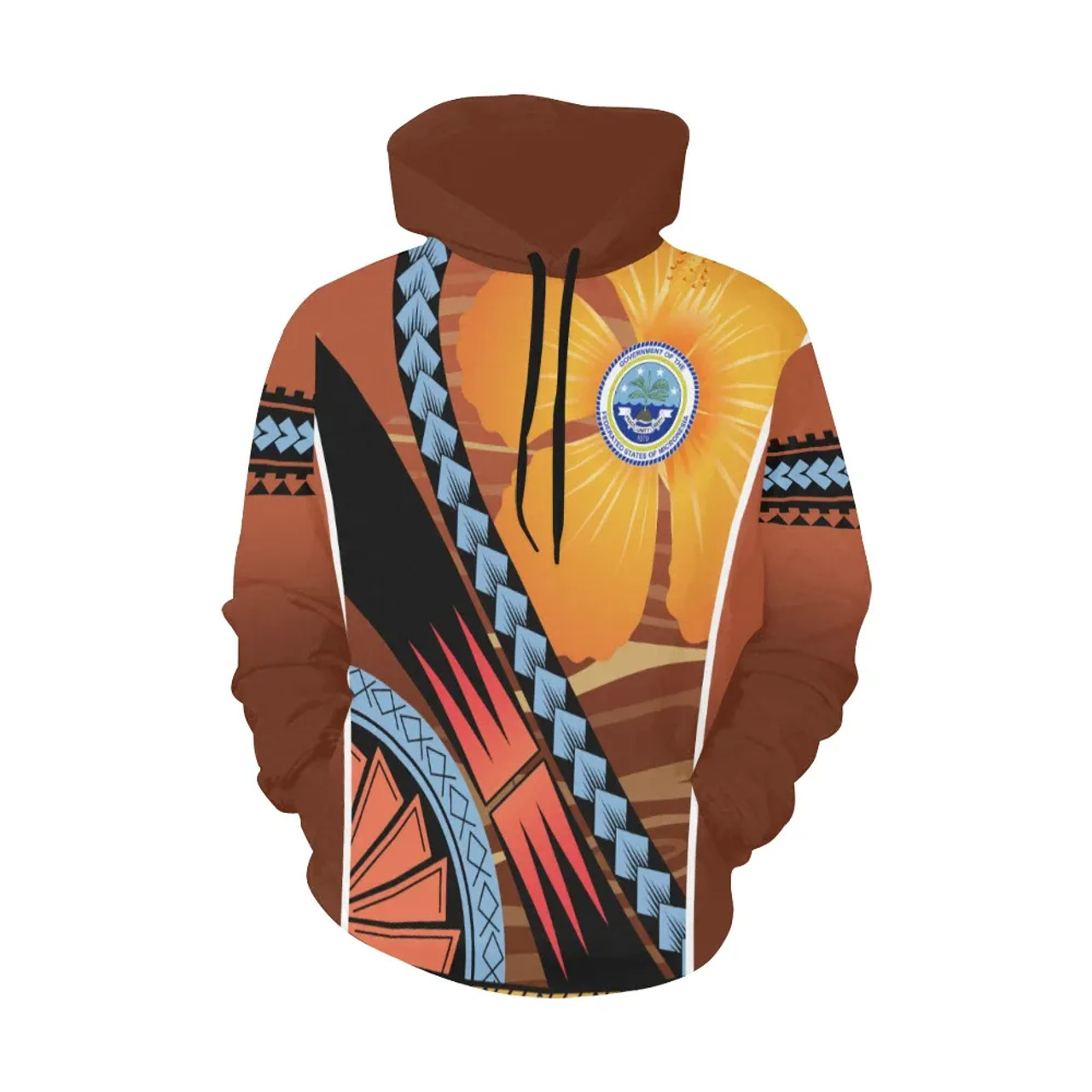 Federated States of Micronesia Polynesian All Over Hoodie - Sport Style