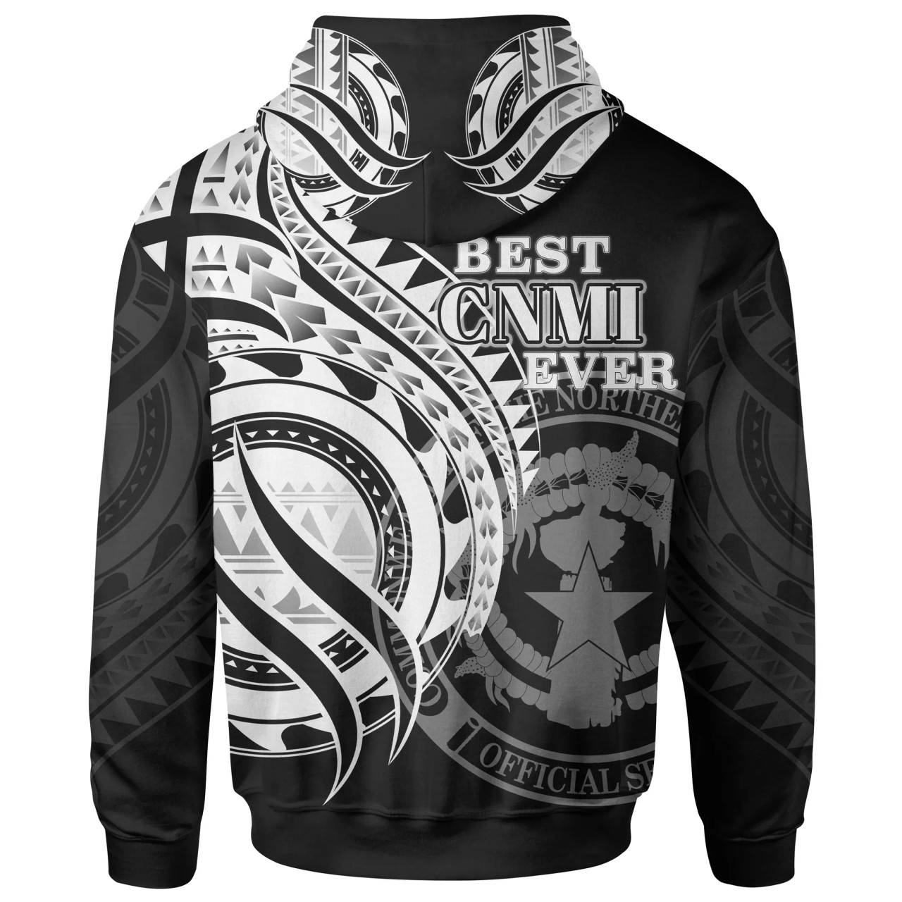 Northern Mariana Islands Hoodie - Polynesian Patterns Best CNMI Ever