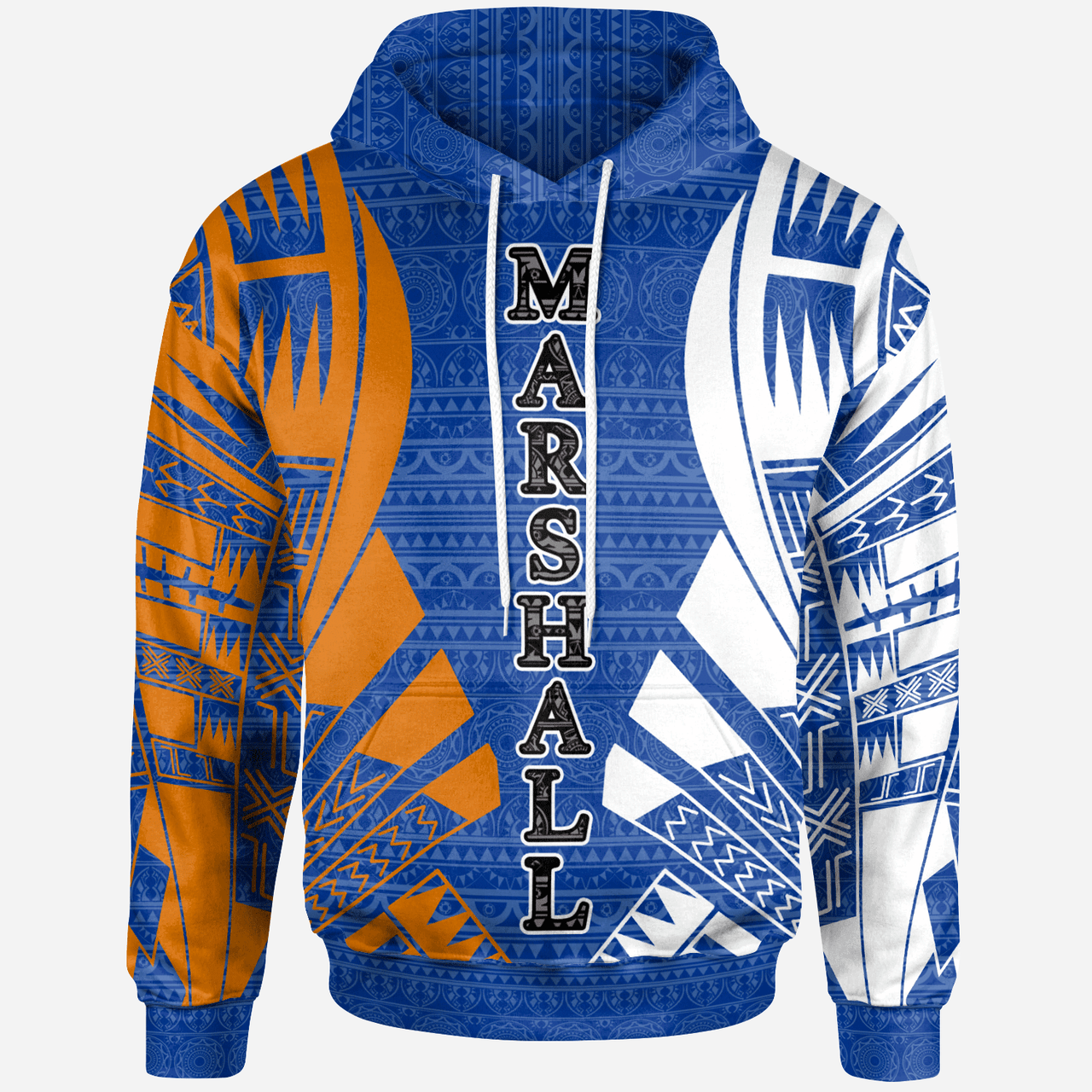 Marshall Islands All Over Hoodie - Tattoo Style