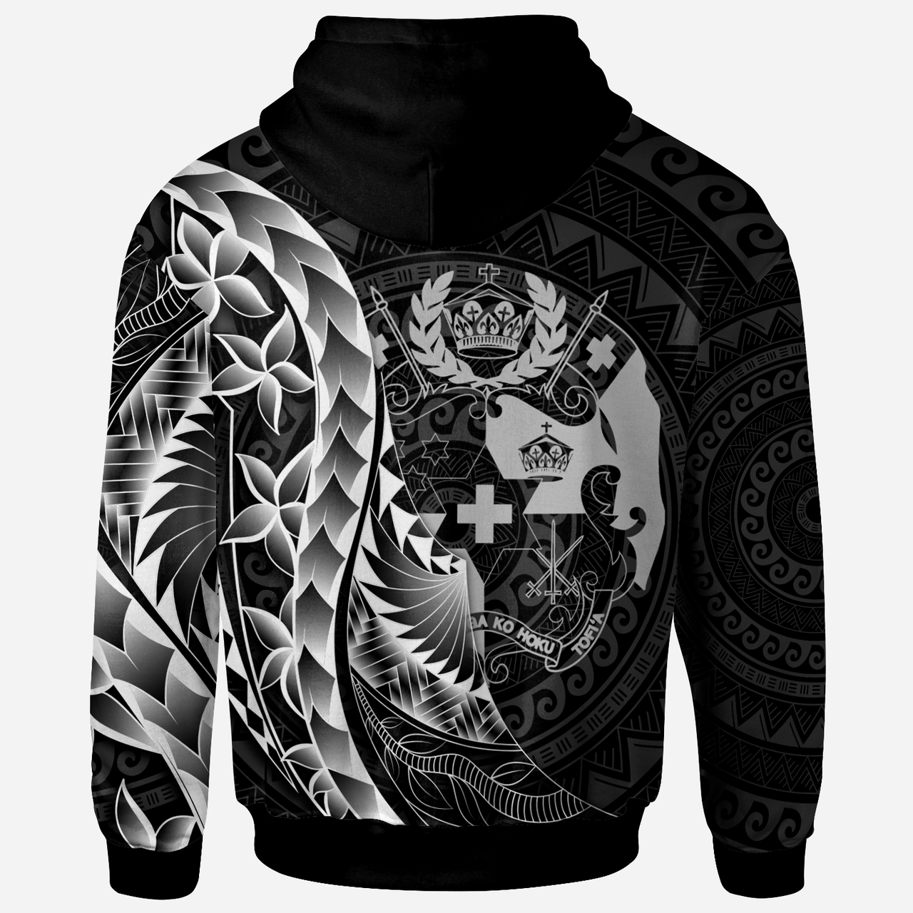 Tonga Hoodie - Custom Personalised Polynesian Pattern Style