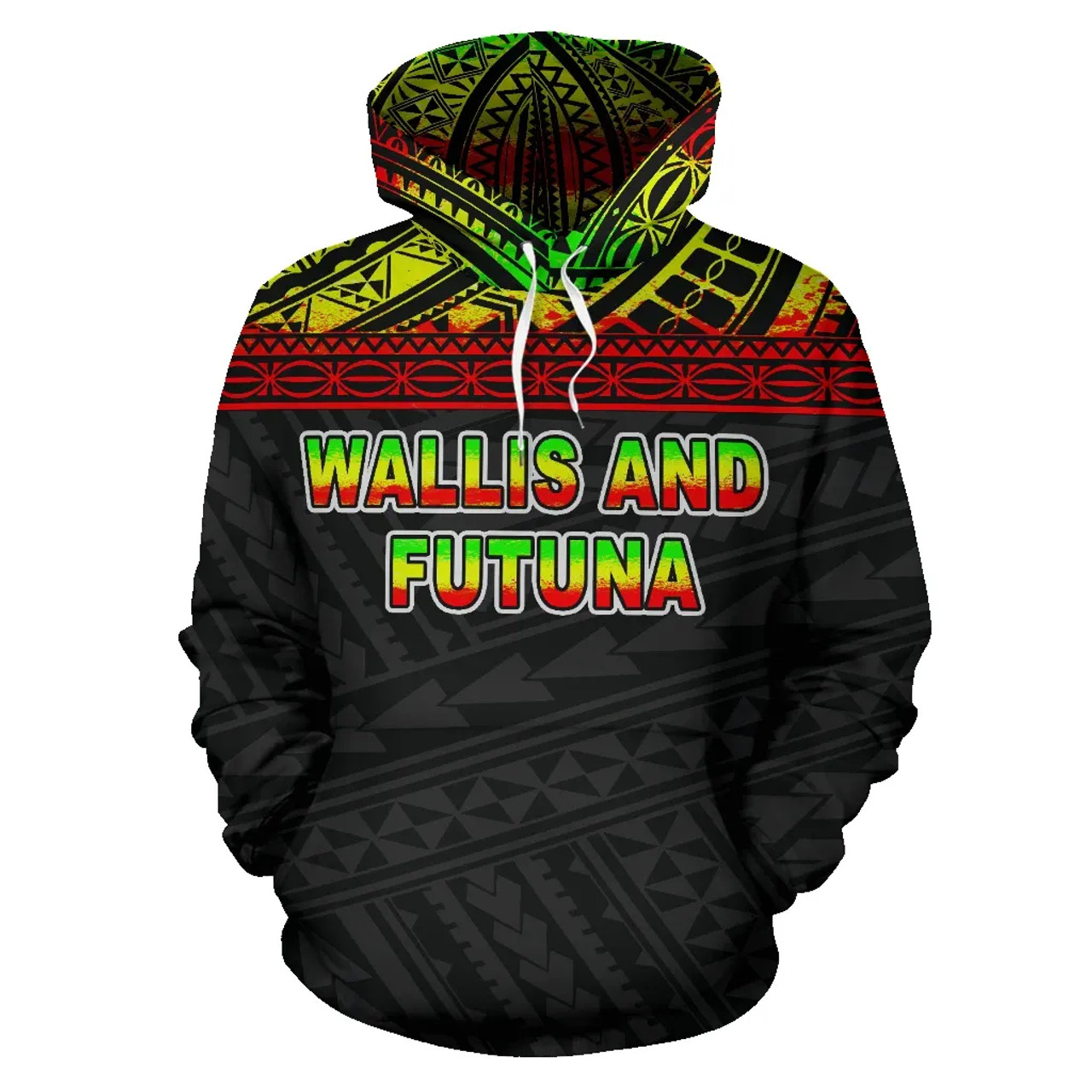Wallis And Futuna Polynesian Hoodie Reggae