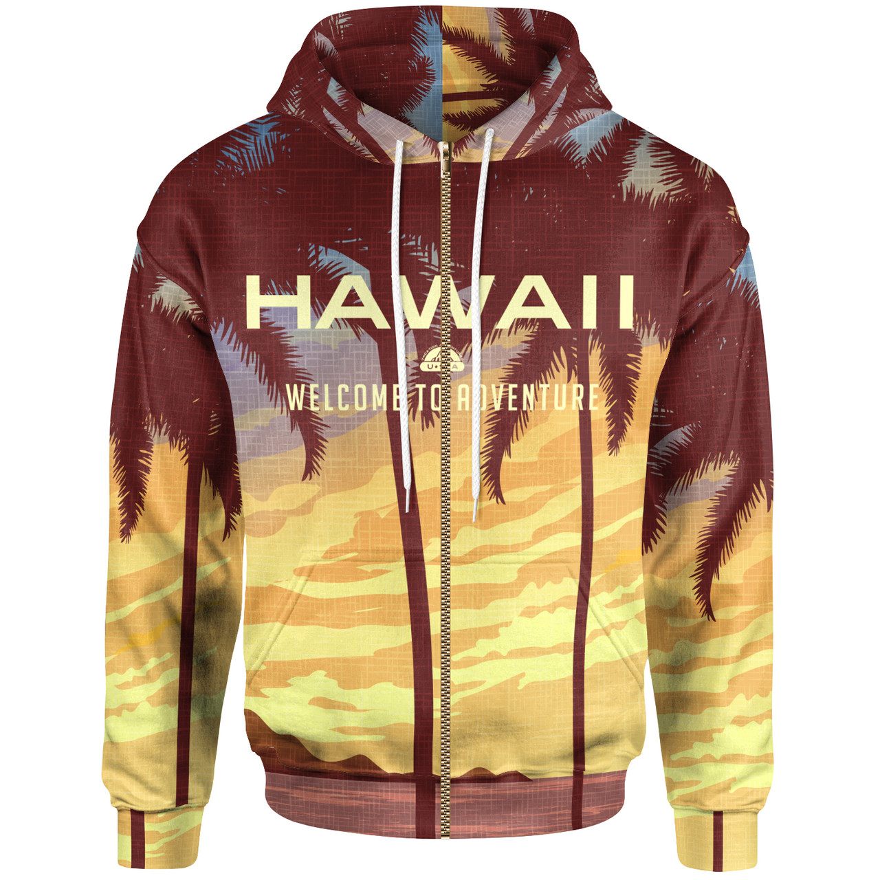 Hawaii Hoodie - Hawaii Welcome To Adventure