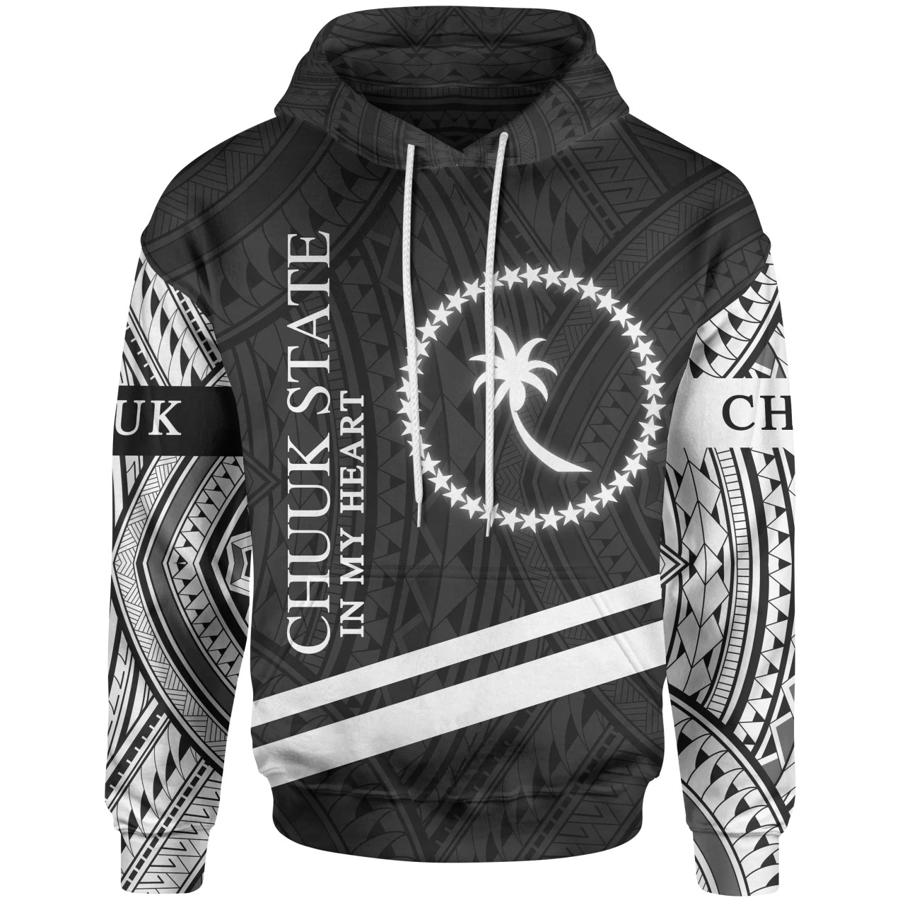 Chuuk State Hoodie - In My Heart Style Polynesian Patterns