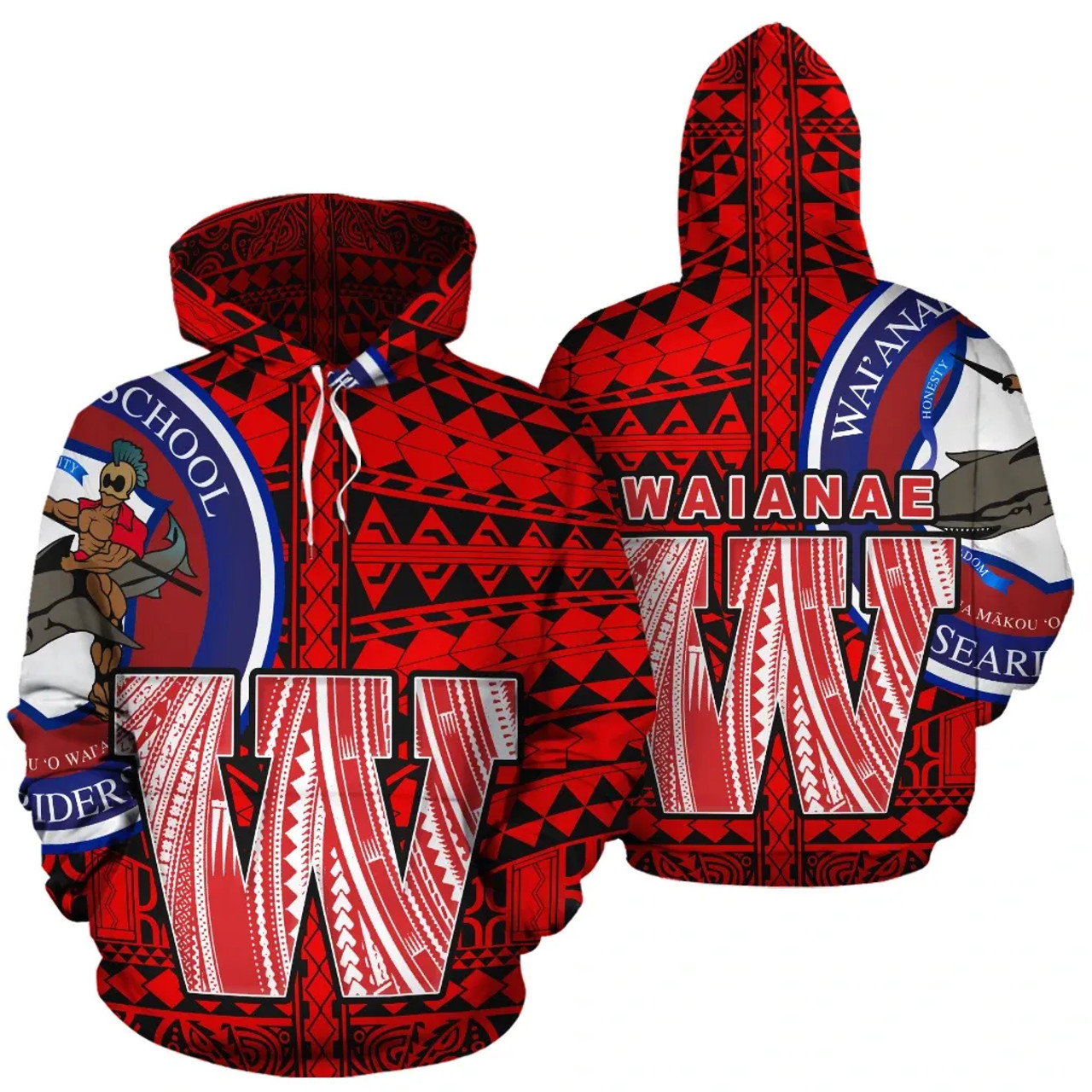 Polynesian Hawaii Hoodie Waianae