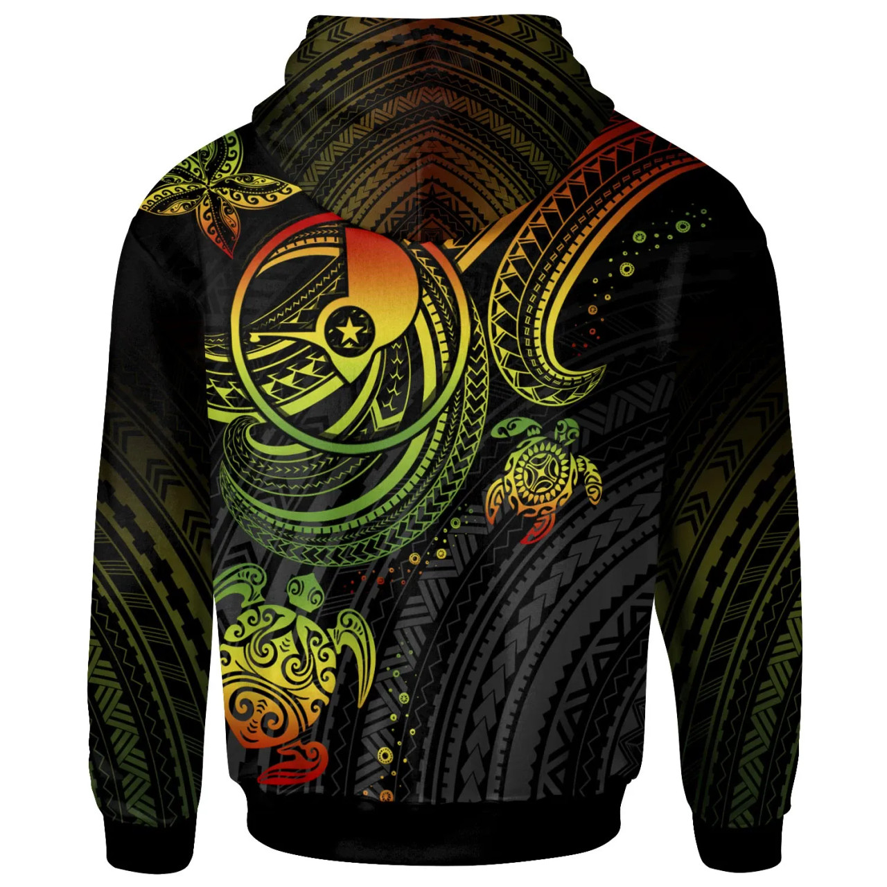 Yap Custom Personalised Hoodie - Reggae Turtle