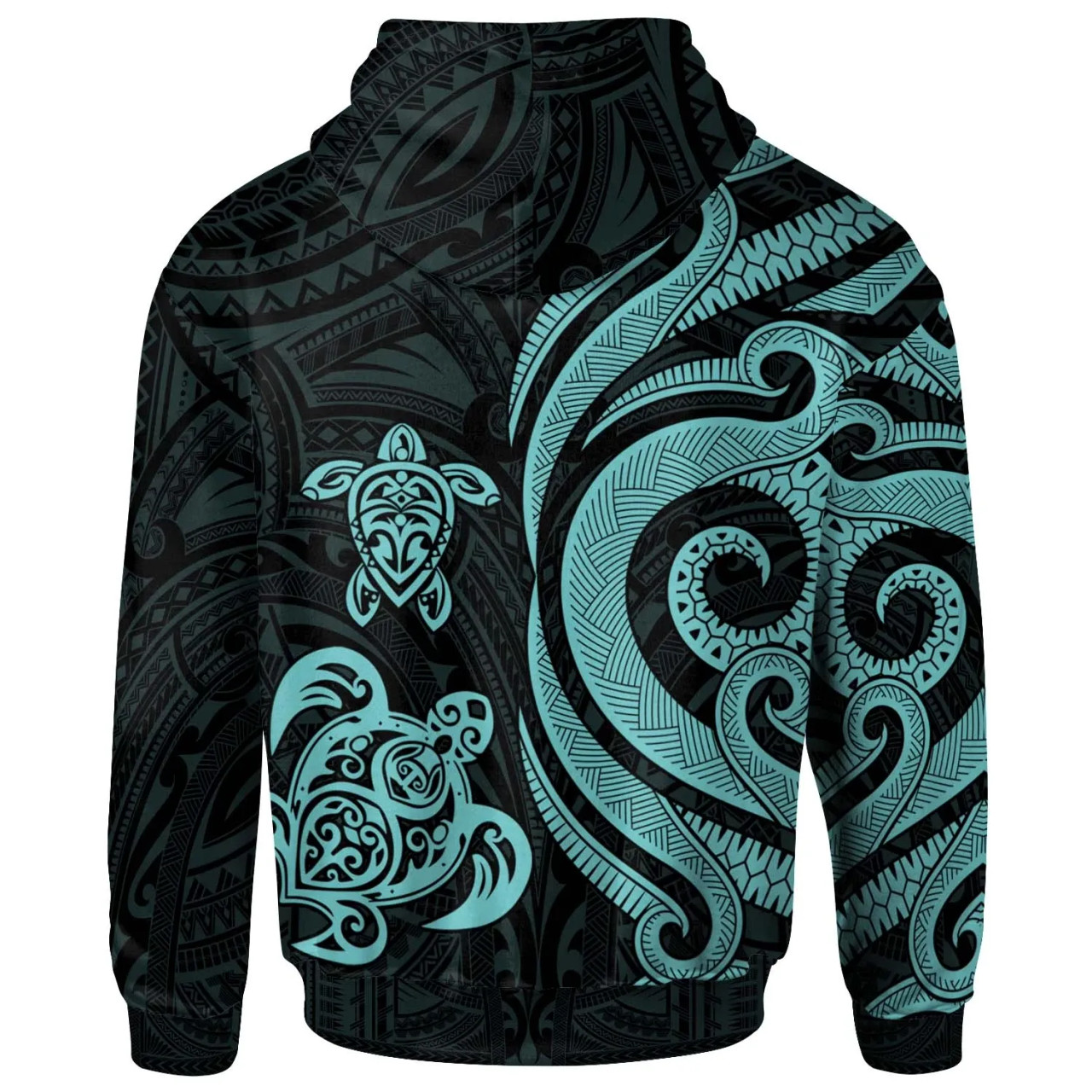 Vanuatu Hoodie - Turquoise Tentacle Turtle