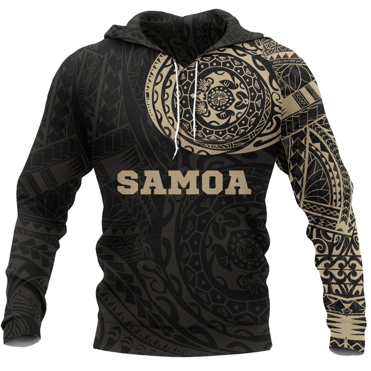 Samoa Hoodie - Samoa Polynesian Tattoo Style