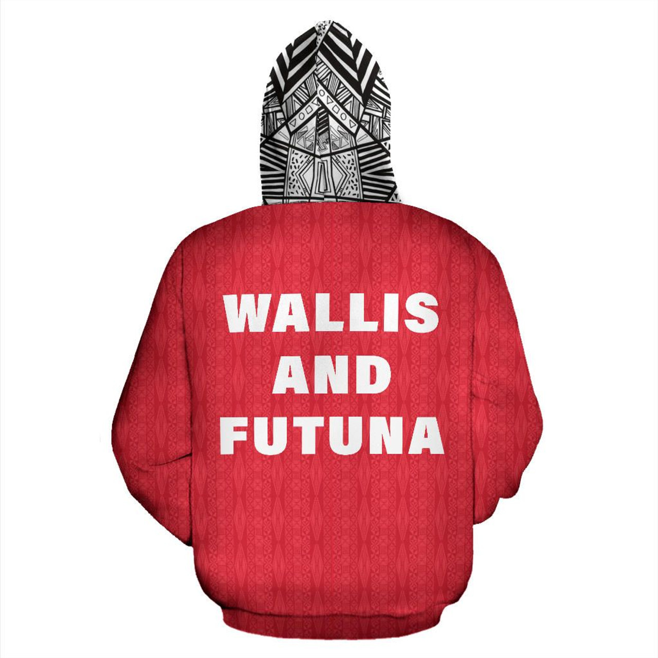 Wallis and Futuna All Over Hoodie - Polynesian Over Hood