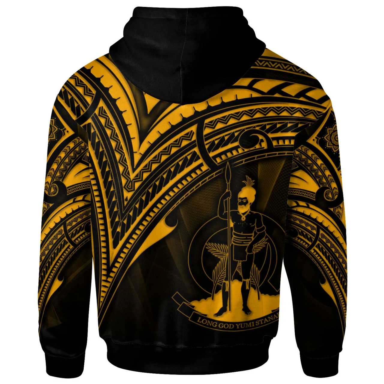 Vanuatu Hoodie - Gold Color Cross Style