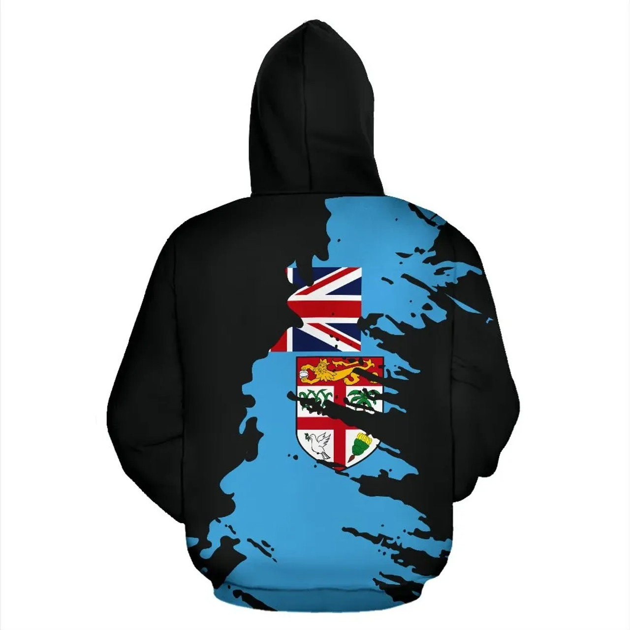 Fiji Hoodie - Fiji Flag Painting