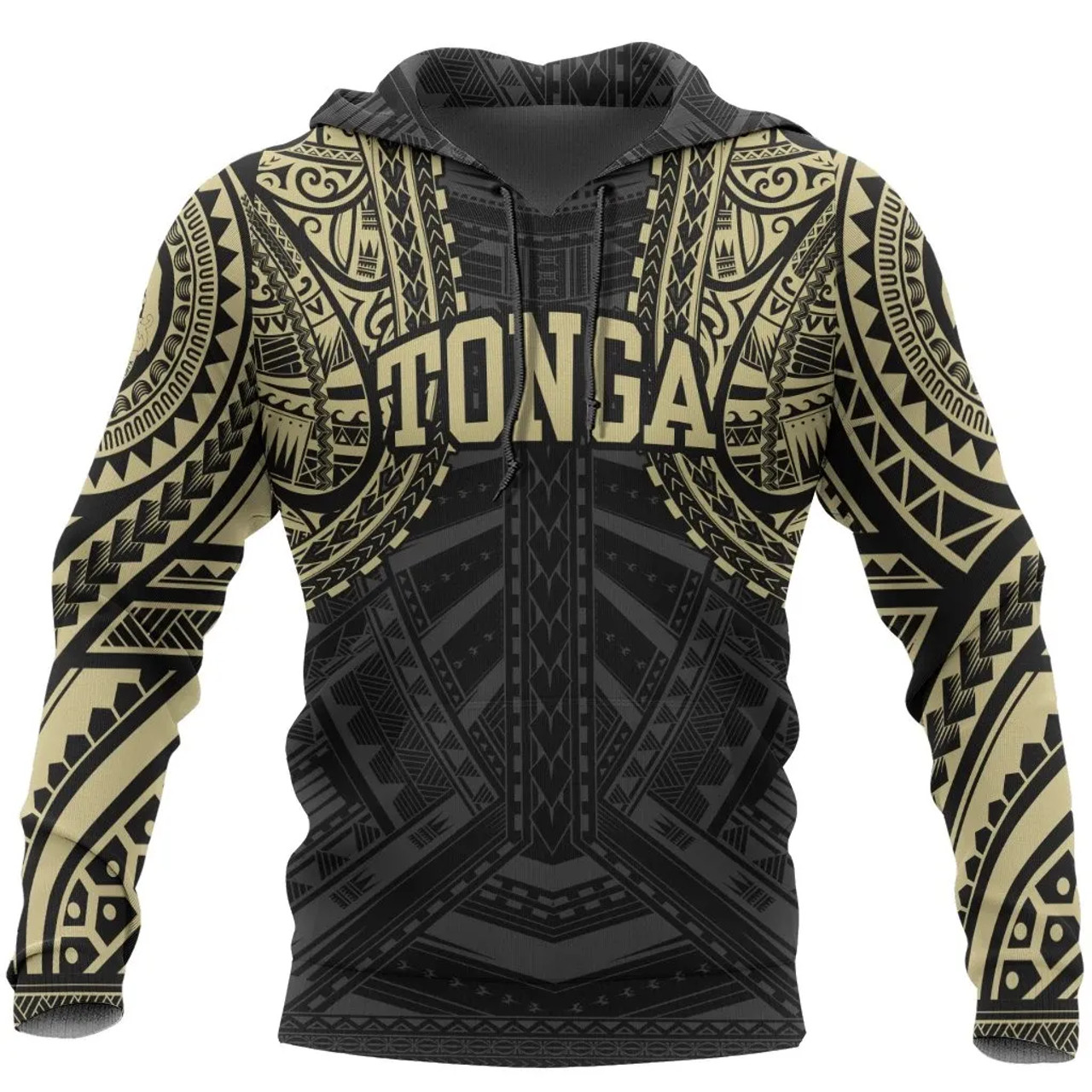 Tonga Pullover Hoodie - Tonga Polynesian Tattoo Style