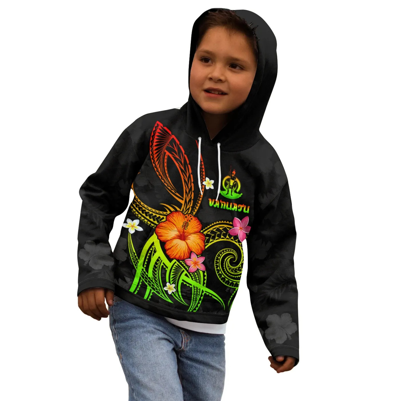 Vanuatu Polynesian Hoodie - Legend of Vanuatu (Reggae)