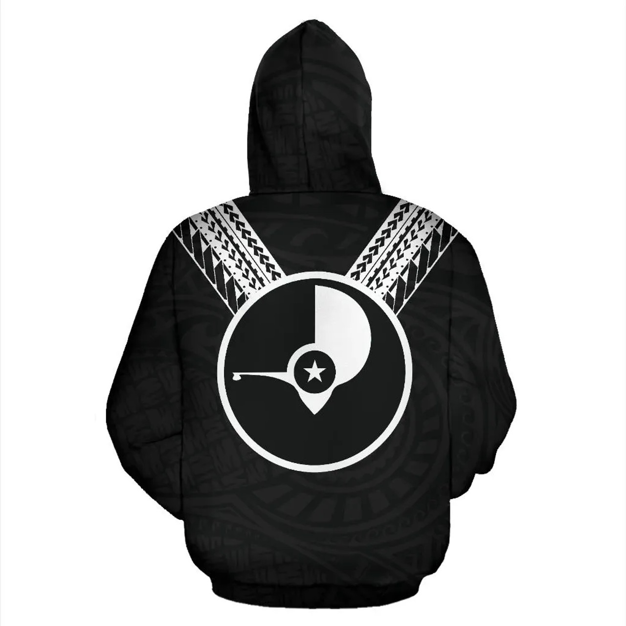 Yap All Over Hoodie - Black Sailor Style