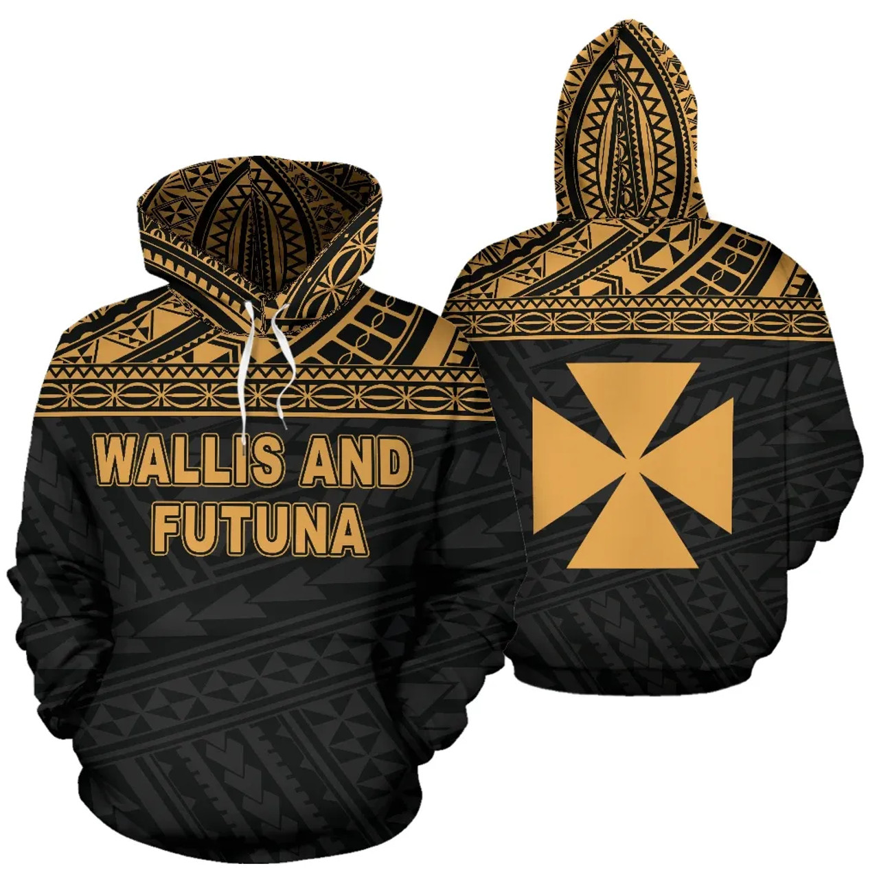 Wallis And Futuna Polynesian Hoodie Yellow