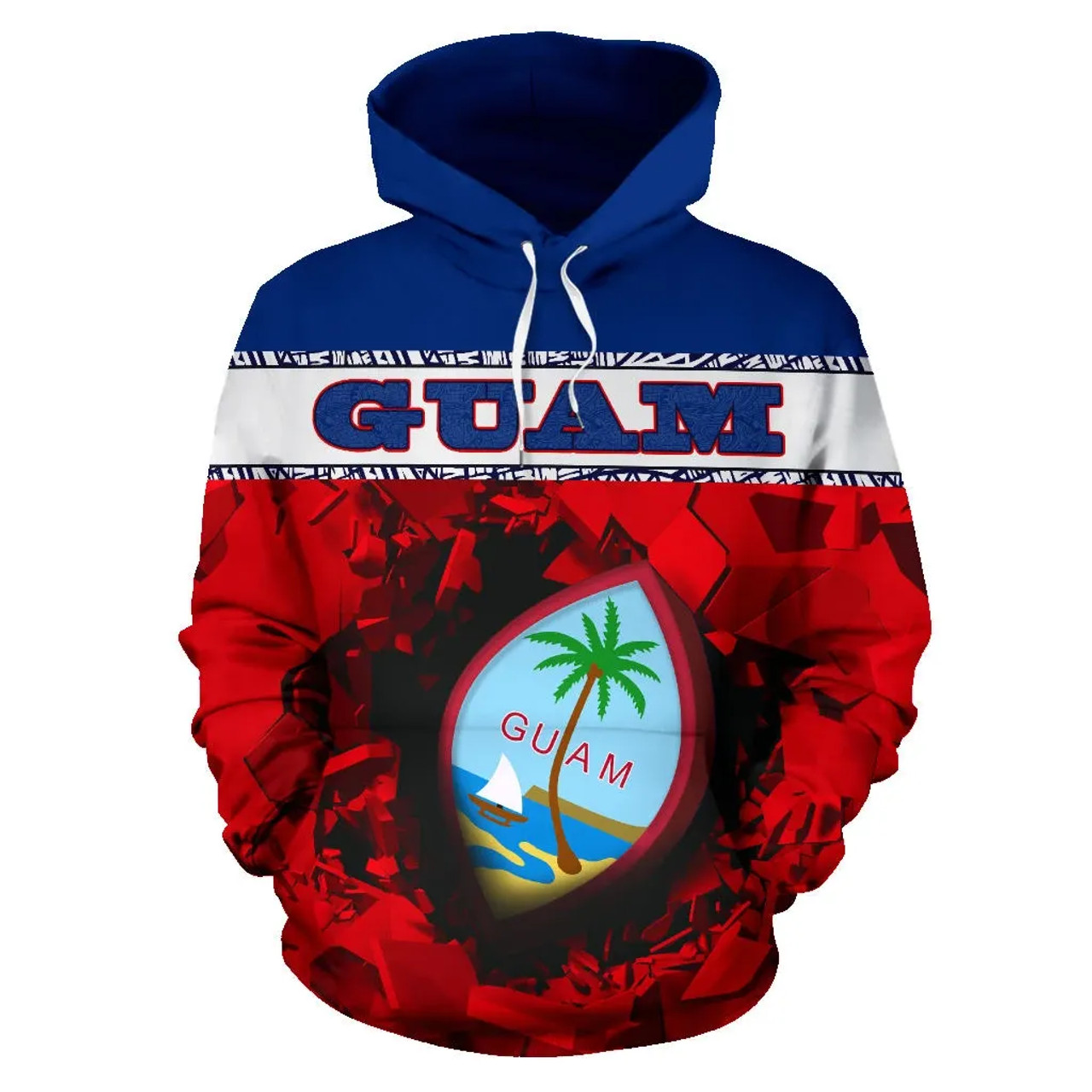 Guam Break The Limit All Over Hoodie