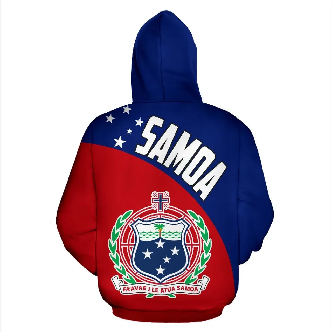 Samoa Hoodie - Samoa Flag Coat Of Arms