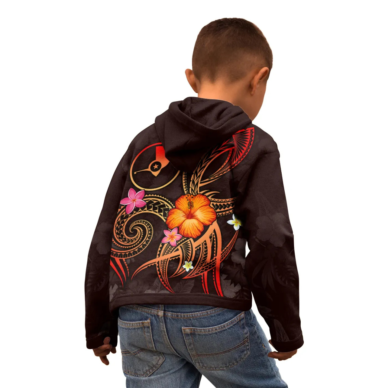 YAP Polynesian Hoodie - Legend of YAP (Red)