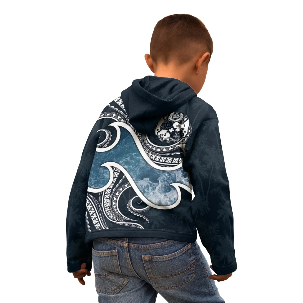 Tonga Polynesian Hoodie - Ocean Style