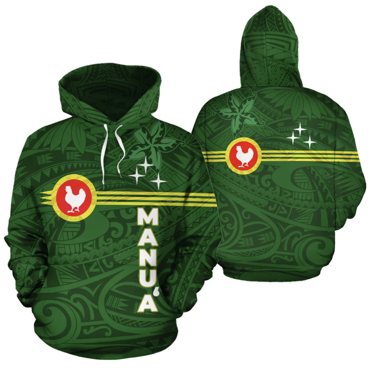 American Samoa Polynesian Hoodie - Manu a Islands Group