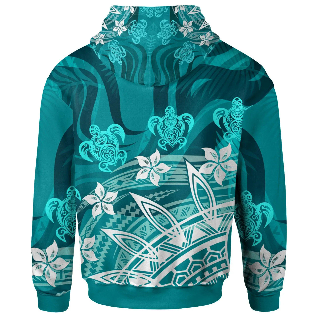 Hawaii Hoodie - Turtle Around Flower