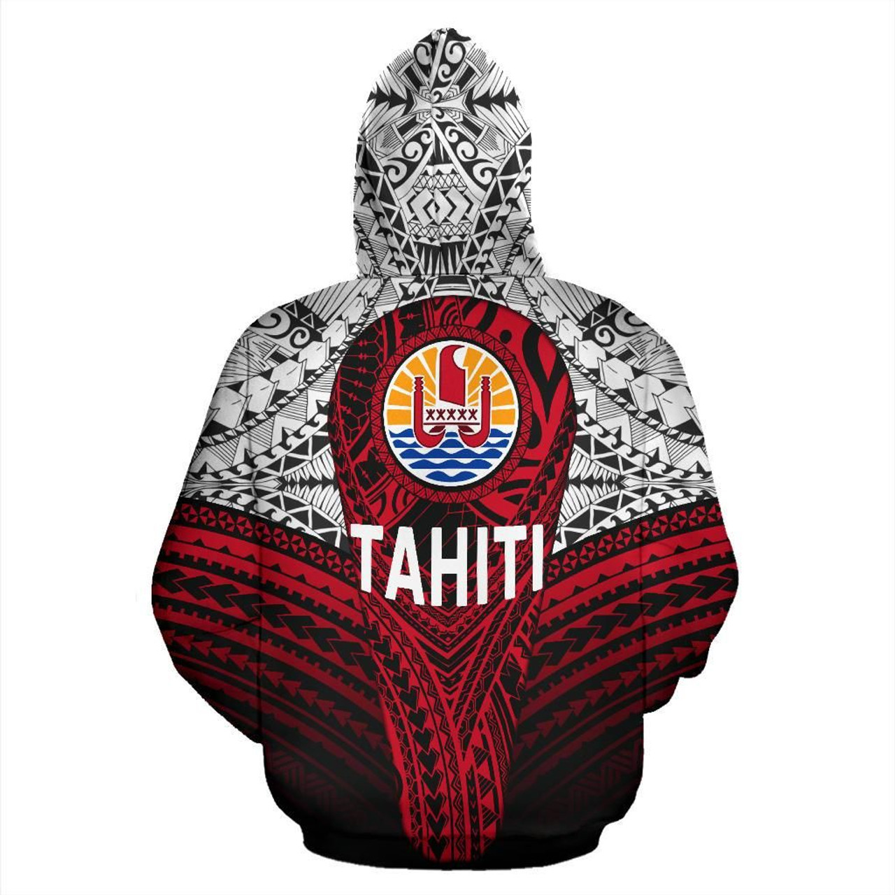 Tahitian Polynesian Hoodie - Tahiti Flag